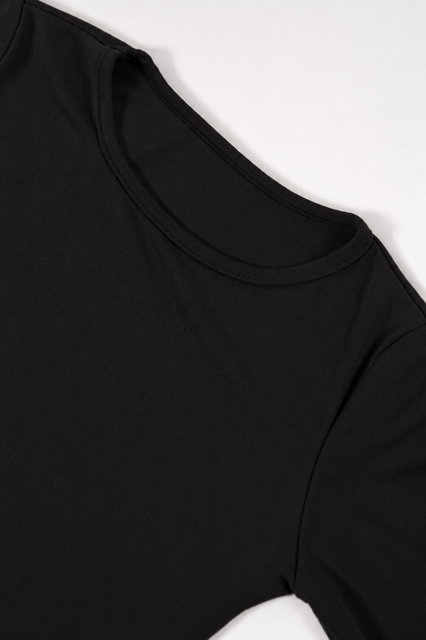 Long Sleeve Basic Cropped Top