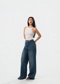 Asymmetrical Denim Jeans
